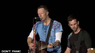 COLDPLAY - Don&#39;t Panic  (Acoustic Live 2017)