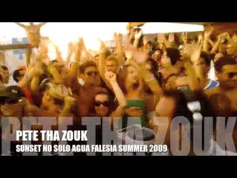 PETE THA ZOUK SUNSET NO SOLO AGUA FALESIA SUMMER 2009