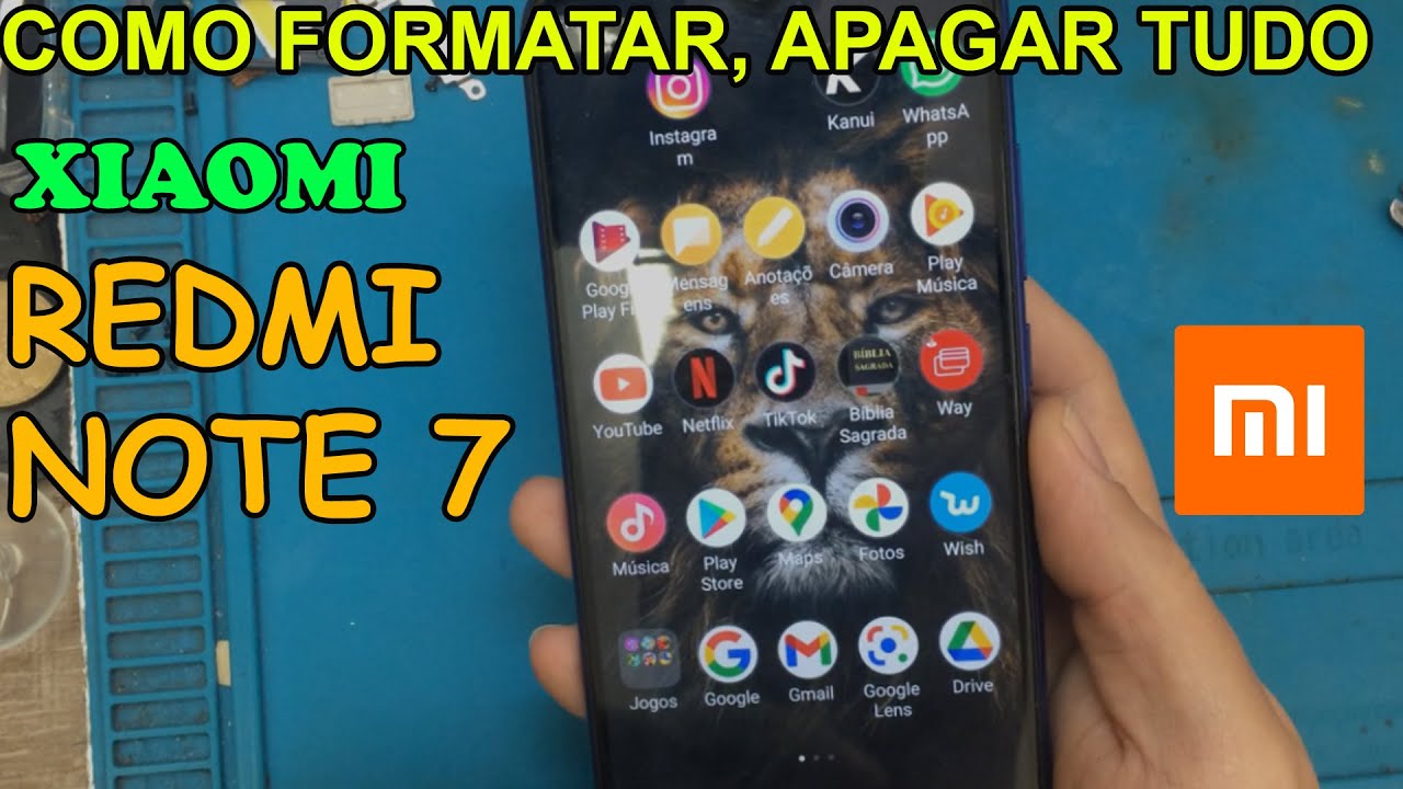 COMO FORMATAR XIAOMI REDMI NOTE 7 RESTAURAR ZERAR DE FABRICA
