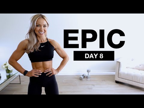 Day 8 of EPIC | Dumbbell Upper Body Workout