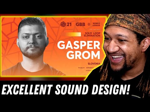 Reaction to Gasper Grom 🇸🇮 | GBB21 WORLD LEAGUE | Solo Loopstation Elimination