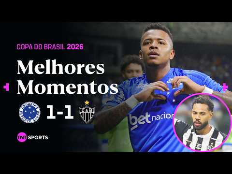 ARROYO FAZ GOLAÇO E RENAN LODI EMPATA EM CHUTE SEM ÂNGULO | CRUZEIRO 1X1 ATLÉTICO-MG