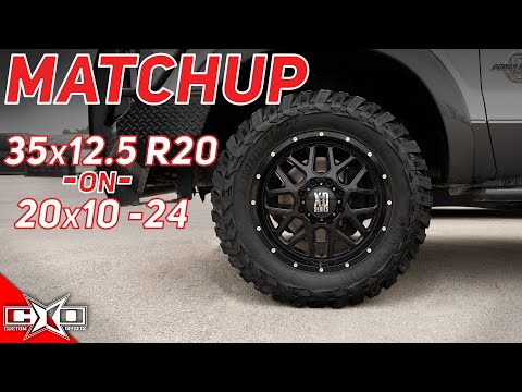 35x12.5 R20 On 20x10-24 || XD Series Grenade Wrapped in a Gladiator XComp MT