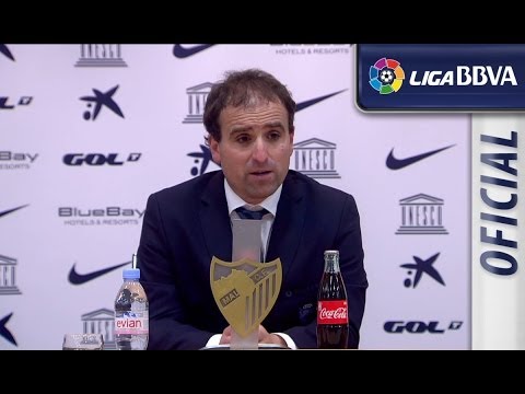 Rueda de Prensa de Arrasate tras el Málaga CF (0-1) Real Sociedad - HD