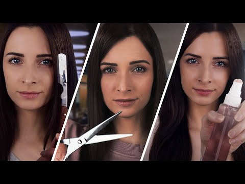 3 in 1 ASMR Deutsch Friseur Roleplay für Männer ✂ Haare schneiden und Bart rasieren (German ASMR)