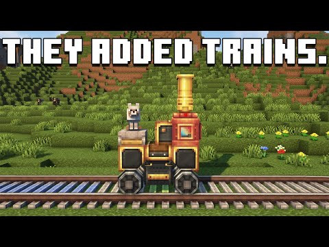 The Create Mod Just Added Trains to Minecraft.