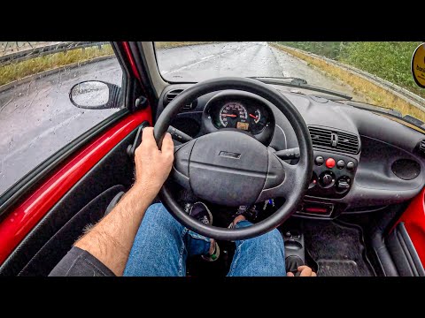 2004 Fiat Seicento [1.1 Fire 55 hp] |0-100| POV Test Drive #2185 Joe Black