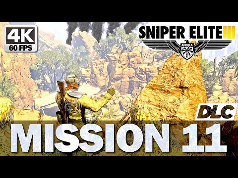 SNIPER ELITE 3 - Mission 11 Confrontation DLC - Gameplay Walkthrough 4K 60FPS
