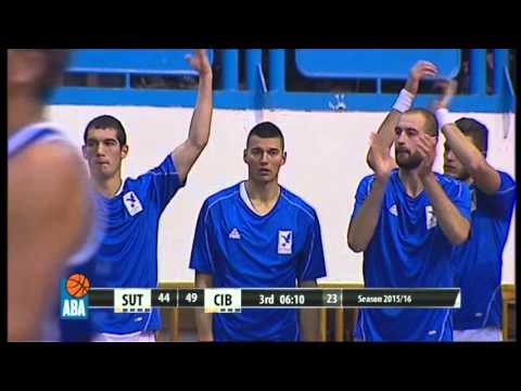 ABA Liga 2015/16 highlights: Sutjeska - Cibona, R09 (7.11.2015)