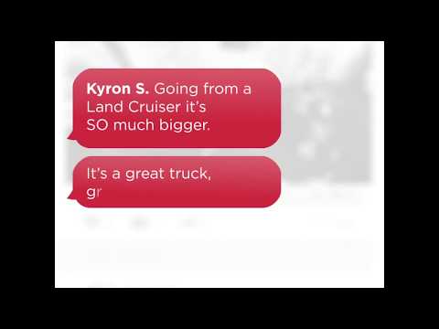 YouTube Video of the Meet Kyron's Ram 1500 - So much bigger than his old Landcruiser!