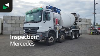 Mercedes-Benz Actros 3241 8X4 Putzmeister TMM 21 +7m3 Liebherr PUMI Steelsuspe concrete pump for sale - Image 4 | Machineryline GH Mercedes-Benz Actros 3241 8X4 Putzmeister TMM 21 +7m3 Liebherr PUMI Steelsuspe concrete pump | Image 4 - Machineryline
