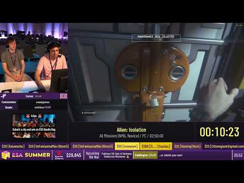 Alien: Isolation [All Missions (NMG, Novice)] by Caraxx - #ESASummer22