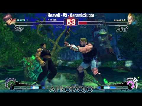 SSF4 - AFRODOJO 7/15/2010 - HeavyD(Guy) vs CeramicSugar(Abel)
