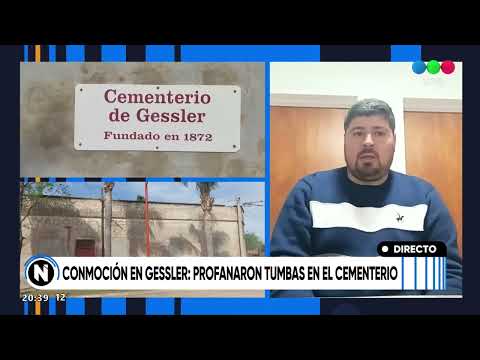 Conmoción en la localidad de Gessler por la profanación de tumbas en el cementerio