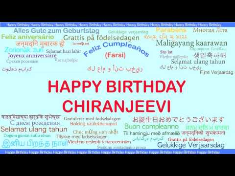 Chiranjeevi   Languages Idiomas - Happy Birthday