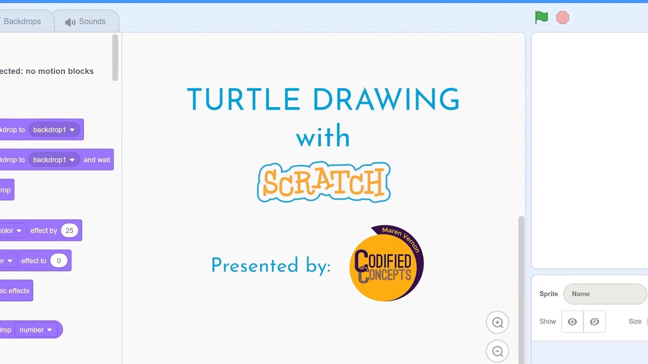 Scratch Lesson 4: Turtle Drawing by Codified Concepts