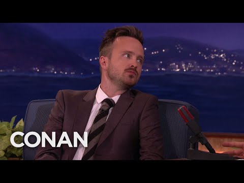 Aaron Paul Lived In A Walk-In Closet - CONAN on TBS