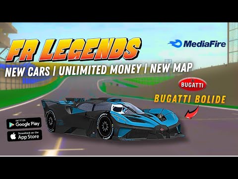 BUGATTI BOLIDE FR LEGENDS MOD | UNLIMITED MONEY 🤑 | NEW CARS 🏎️ | NEW MAP 🗺 