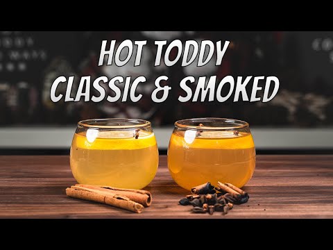 How to Make Hot Toddy For Sore Throat (Classic) & Winter (Smoked) l PERFECT Alcoholic Winter Drinks