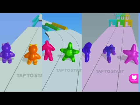 Blob shifter 3d fun race gameplay level 128-138