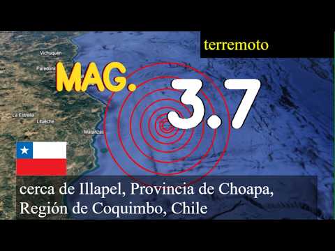 😱🚨  Terremoto cerca de Illapel, Provincia de Choapa, Región de Coquimbo, Chile actualizaciones en vi