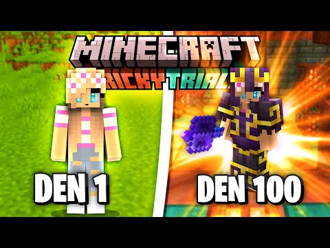 Prožila jsem 100 DNÍ v  NOVÉM 1.21 Minecraftu!😱 - (Celý Minecraft film)