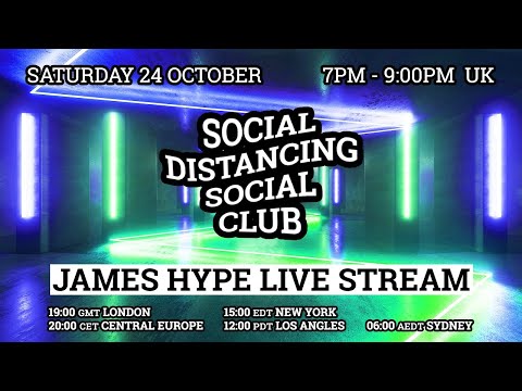 Pioneer DJ CDJ 3000s!! James Hype - Live Stream - 24/10/20
