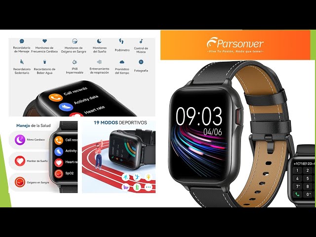 Vídeo relacionado con SLOKSFil Reloj Inteligente Mujer, 1.27" TFT con Llamadas Bluetooth Smartwatch Mujer, Ciclo Femenino, 24H Pulsometro, Monitor de sueño, 100+ Deportes, IP68 Waterproof, para Android/iOS (Negro Oro)