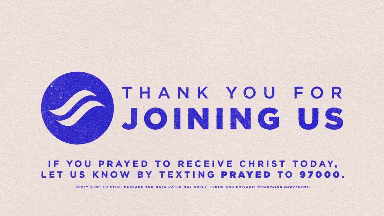 NewSpring Church Live | Saturday, 3 p.m.