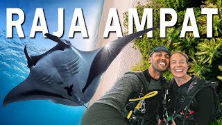 Diving With GIANT MANTAS in Raja Ampat! (Manta Sandy)