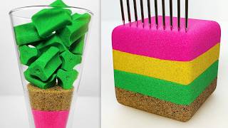 Very Satisfying and Relaxing 367 Kinetic Sand ASMR
