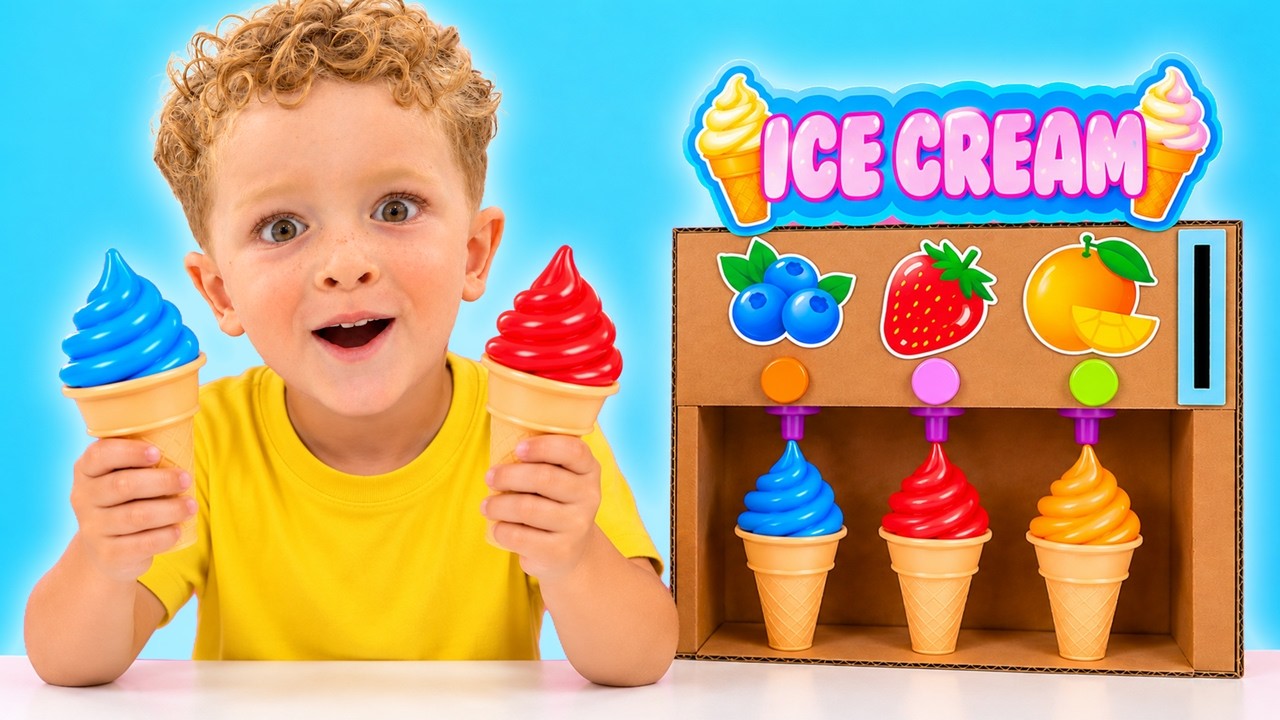 Kids story with sweet machine about good behavior