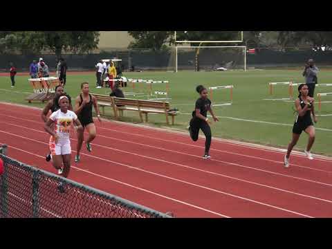 Girls 60m Heat 2 Final Teon Elite  All Comer's Indoor/Outdoor Sprints Series #1