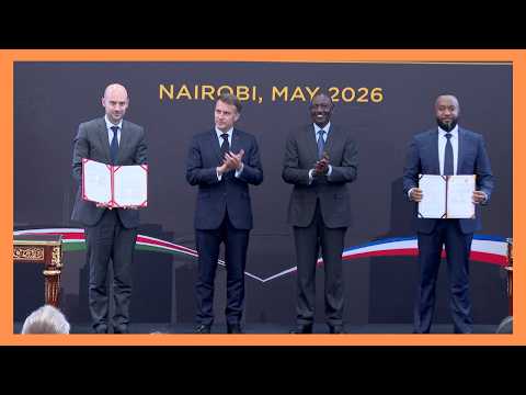 President Ruto, Emmanuel Macron oversee signing of 11 agreements to strengthen Kenya-France ties