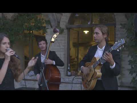 Aperitivo di un matrimonio Jazz italiano a Ravenna con musica dal vivo