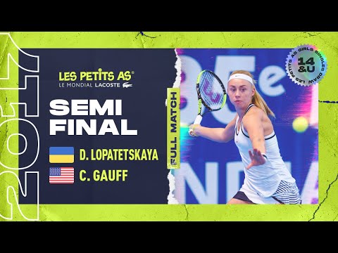 Les Petits As 2017 | Girls Semifinal | Dasha Lopatetskaya vs. Cori Gauff