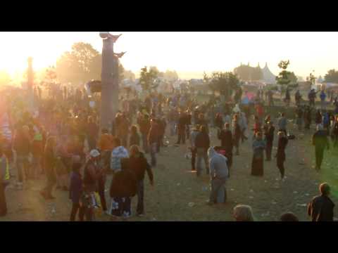 Turmbühne kurz nach Sonnenaufgang - Fusion Festival 2010