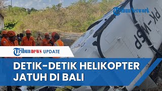 Mencekam! Dentuman saat Helikopter Jatuh di Bali, Saksi Mata: Heli Terbang 100 Meter dari Atap Rumah
