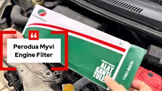How to Change Perodua Myvi Engine Air Filter [ DIY ]