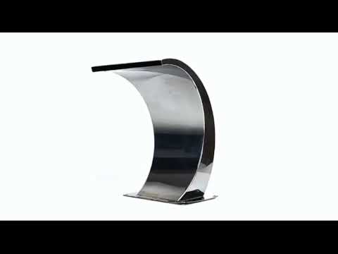 Sculptural Stainless Steel Cobra Waterfall Feature