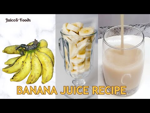 RECEITA DE SUCO DE BANANA