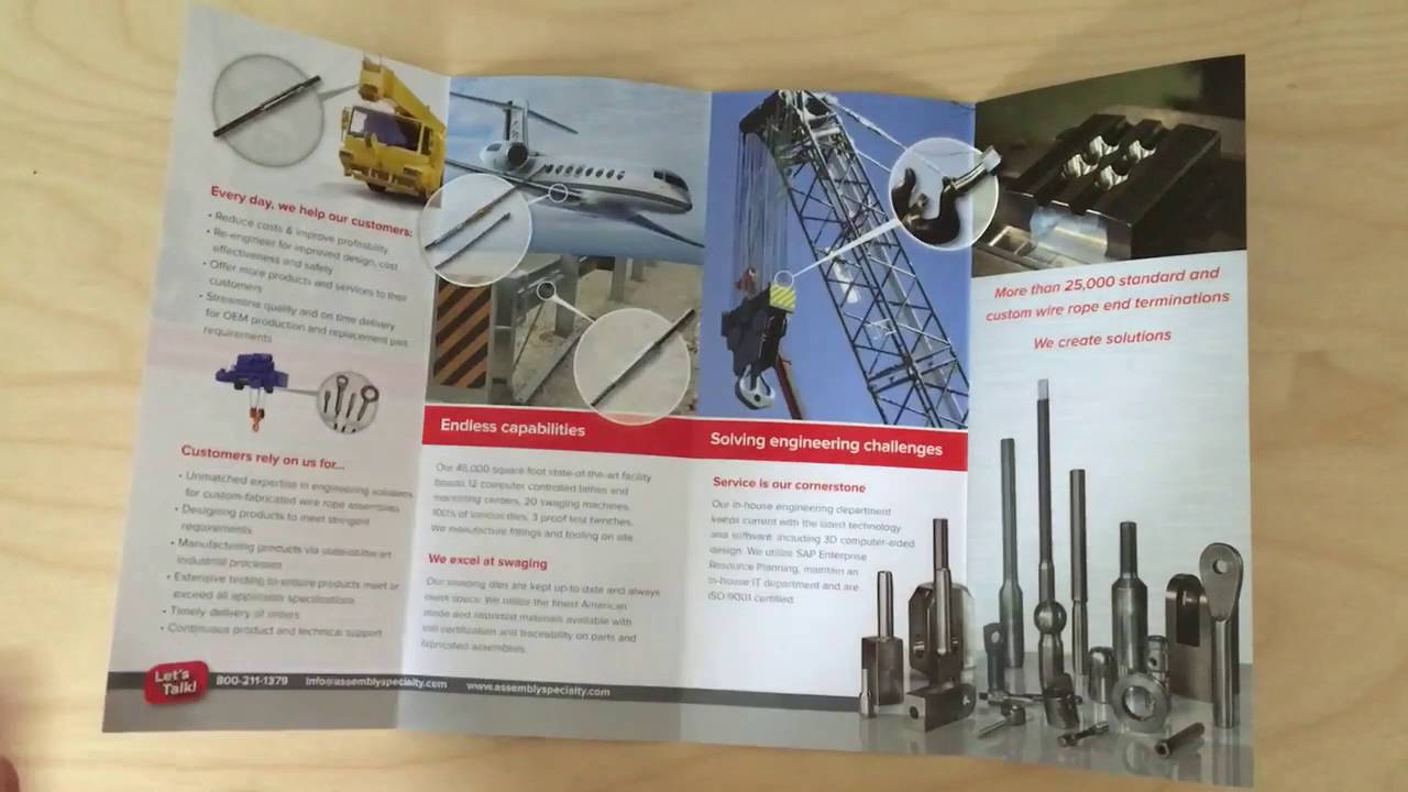 double gate fold brochures