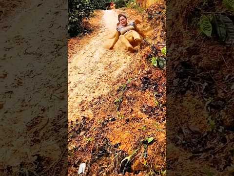 Fun Turned Into a Near Miss in Seconds!🤣 #funny #trend #viral ##video