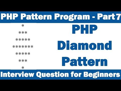 PHP Pattern Program Part1 | Interview Question for Beginners
