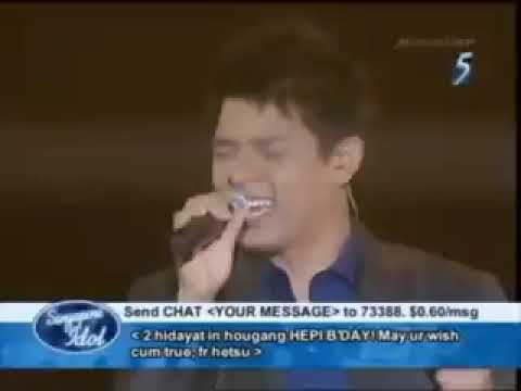 Singapore Idol 2006 - Hady Mirza Sings "Through The Fire"