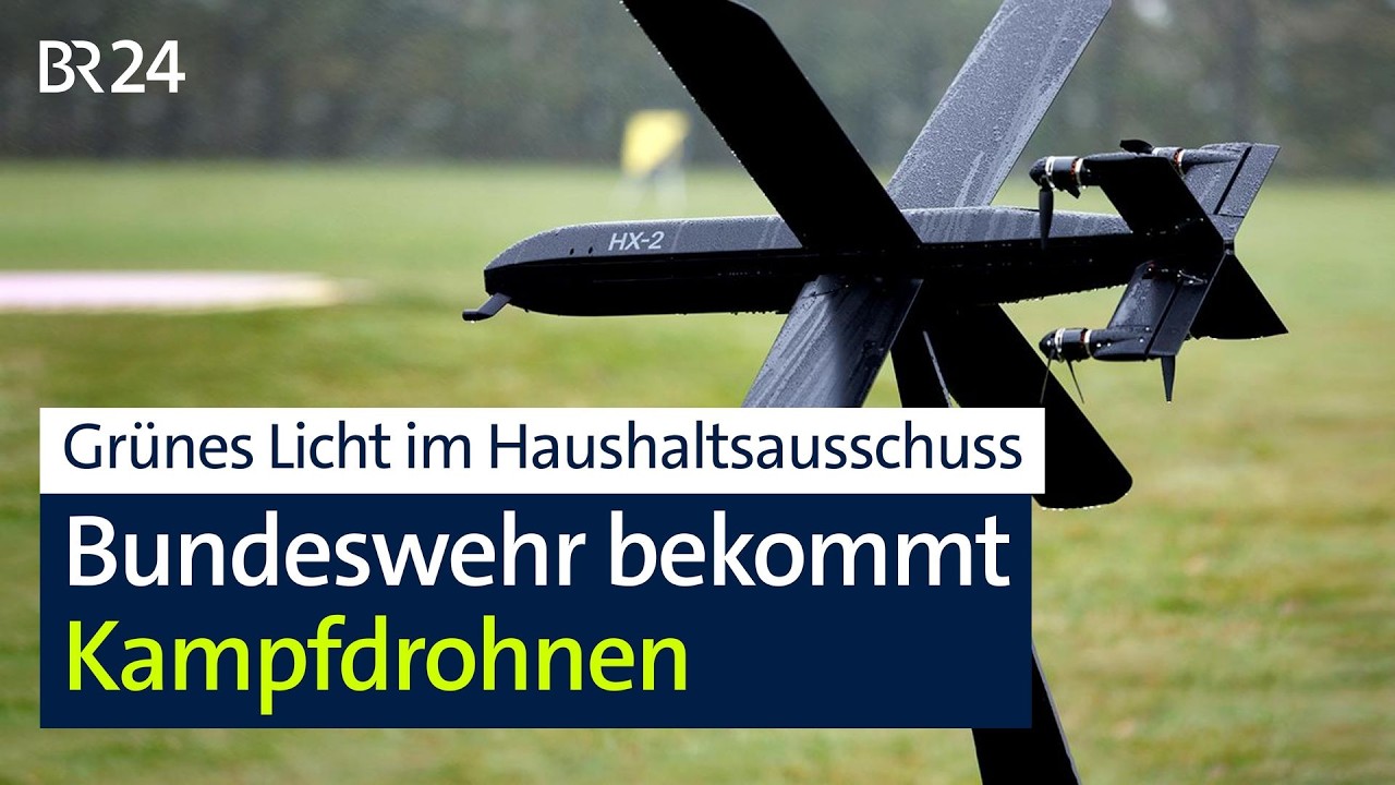 Bundeswehr: Grünes Licht für Kampfdrohnen | BR24