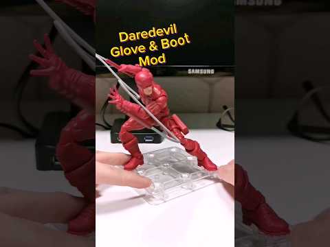 Daredevil Glove & Boot Mod Marvel Legends Hasbro Pulse Action Figure Custom