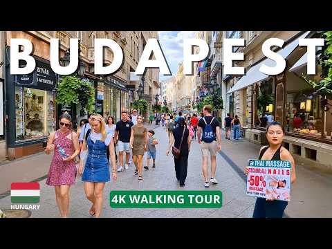 Budapest, Hungary: 4K Walking Tour | Exploring the Heart of the City