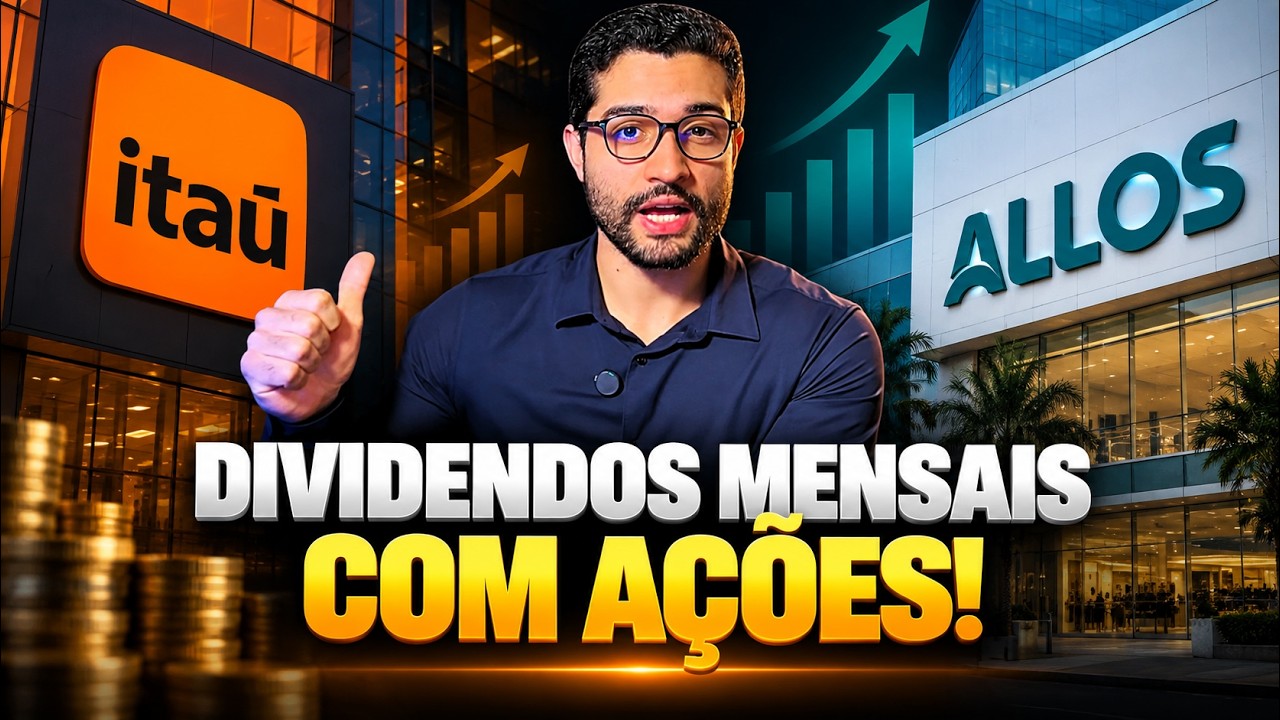 AÇÕES QUE PAGAM DIVIDENDOS MENSAIS: ITAÚ, BRADESCO, ALLOS E JHSF. ITUB4 BBDC3 ALOS3 E JHSF3 BARATAS?
