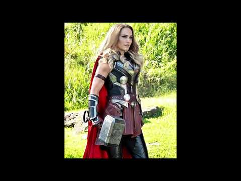 First Look at Natalie Portman as Jane Foster/Lady Thor in Thor: Love and Thunder.